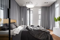 Metal Ceiling Fan with Led Light Aine White, Ø110 cm