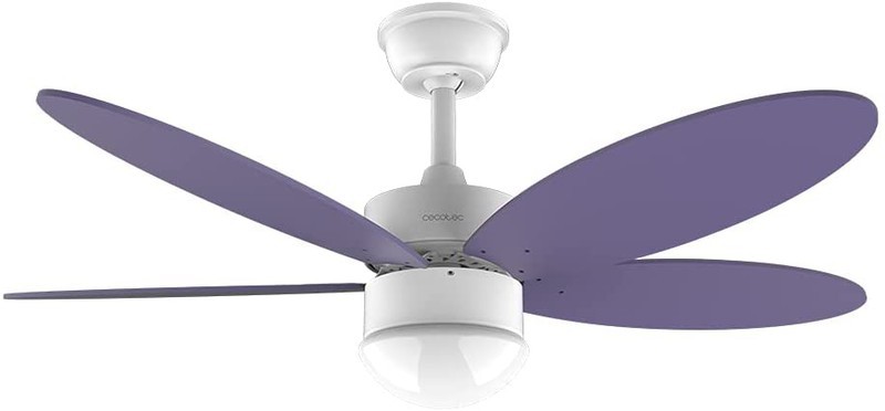 Ventilador de Techo EnergySilence Aero 4250 Flow Purple Blanco/Lila Cecotec,  Ø106x44 cm — Qechic