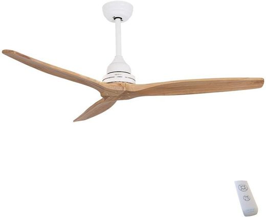 Ventilador de Techo EnergySilence Aero 590 Blanco/Natural Cecotec, Ø132x30 cm