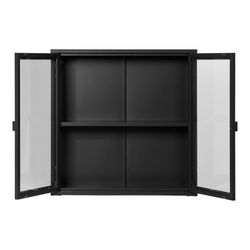 Hängande stålmonter i svart, 80 x 18 x 80 cm | Brisbane