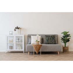 Steel display cabinet in white, 80 x 35 x 80 cm | Dalby