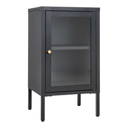 Vetrina in acciaio nero, 38 x 35 x 70 cm | Dalby