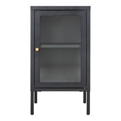 Vetrina in acciaio nero, 38 x 35 x 70 cm | Dalby