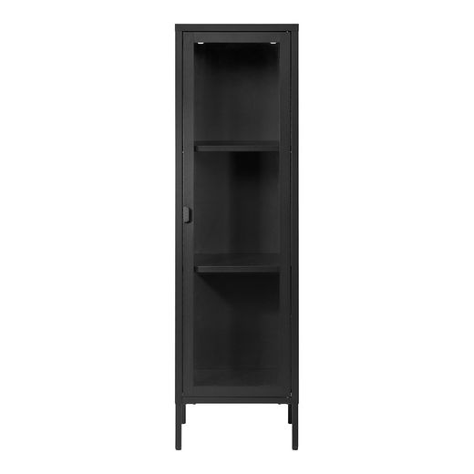 Black steel display cabinet, 40 x 35 x 140 cm | Brisbane