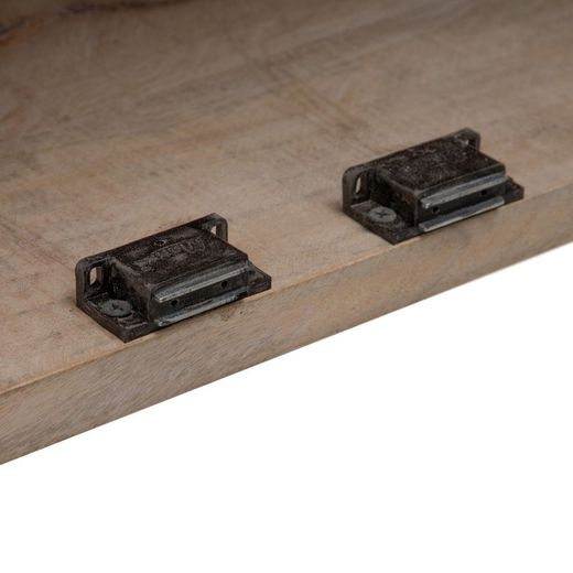 Monter i trä och glas, 120 x 40 x 194 cm