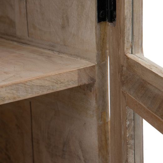 Monter i trä och glas, 120 x 40 x 194 cm