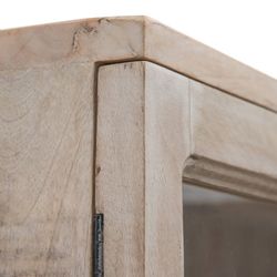 Monter i trä och glas, 120 x 40 x 194 cm