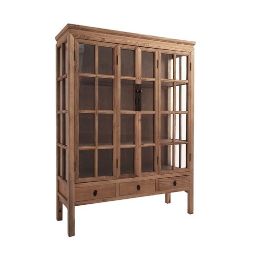 Tartu Elm Showcase, 130x45x175cm