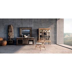 Tartu Elm Showcase, 130x45x175cm