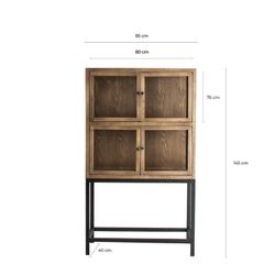 Vitrina de Pino Reciclado | Bern