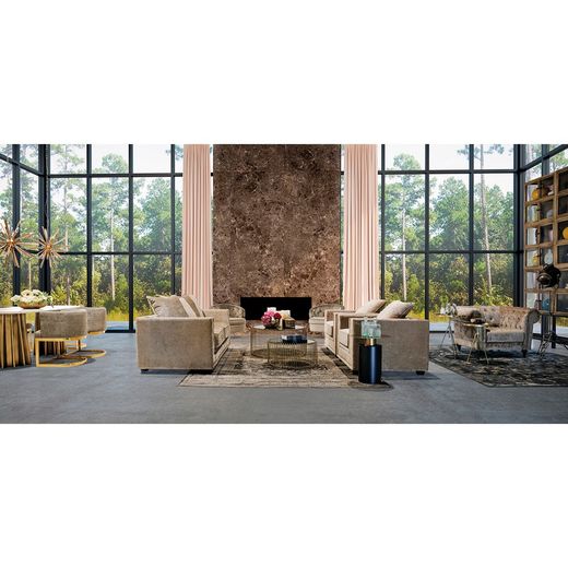 Recycled Pine Display Cabinet Bern, 85x40x85cm