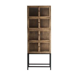 Recycled Pine Display Cabinet Bern, 85x40x85cm