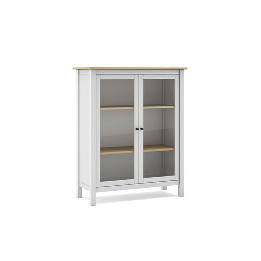 White pine and glass cabinet, 90 x 40 x 110 cm | misty