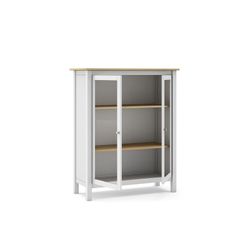 White pine and glass cabinet, 90 x 40 x 110 cm | misty