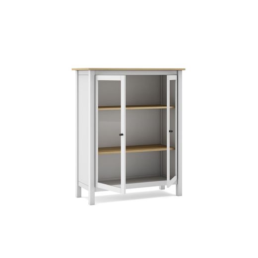 White pine and glass cabinet, 90 x 40 x 110 cm | misty