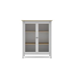 White pine and glass cabinet, 90 x 40 x 110 cm | misty