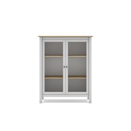 White pine and glass cabinet, 90 x 40 x 110 cm | misty