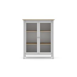 White pine and glass cabinet, 90 x 40 x 110 cm | misty