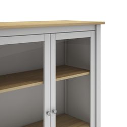 White pine and glass cabinet, 90 x 40 x 110 cm | misty