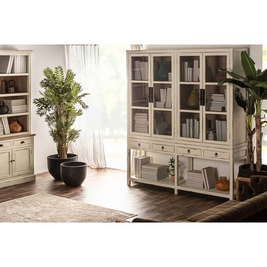 Pivka monter av almträ i sand, 200 x 45 x 225 cm