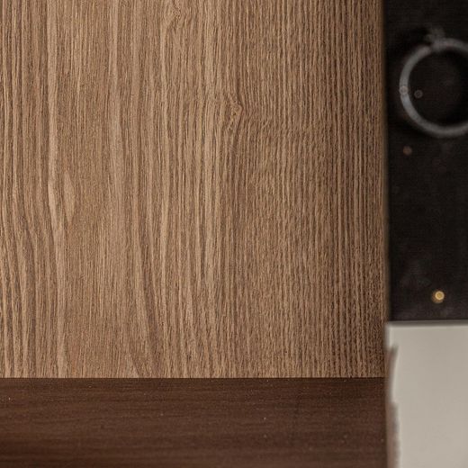 Pivka monter av almträ i sand, 200 x 45 x 225 cm