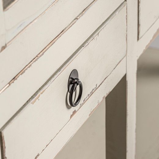 Pivka monter av almträ i sand, 200 x 45 x 225 cm