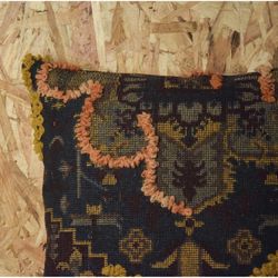 VP INTERIOR - Multicolored wool and cotton cushion, 50x50 cm