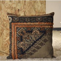 VP INTERIOR - Mehrfarbiges Kissen aus Wolle und Baumwolle, 50x50 cm