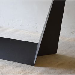 VP INTERIORISM-Extending ceramic and metal dining table, 180 / 270x90x75 cm