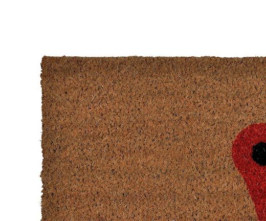 Vous êtes ici-Paillasson en fibre de coco marron, 40x60 cm