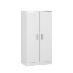 Wardrobe shoe rack 7 shelves white, 55 x 36 x 108 cm